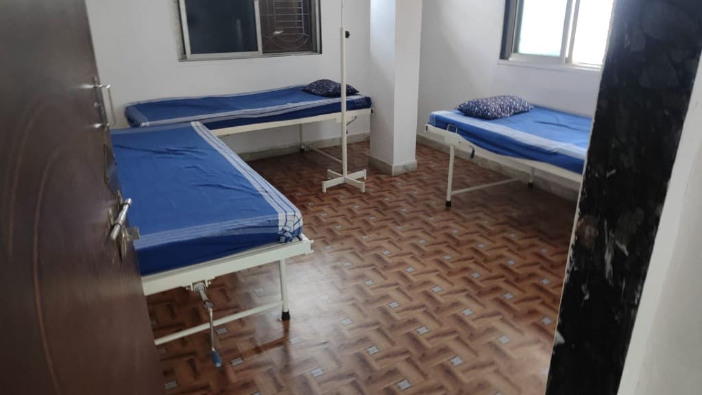 Patient recovery ward at KM Health Care Sagwara
